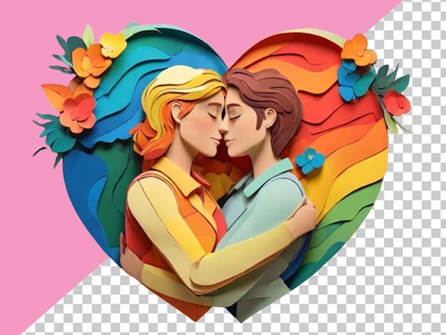 PSD selado com um beijo celebrando o dia internacional do beijo