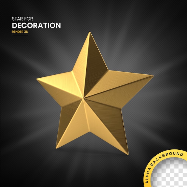 SELLO 3D ESTRELLA