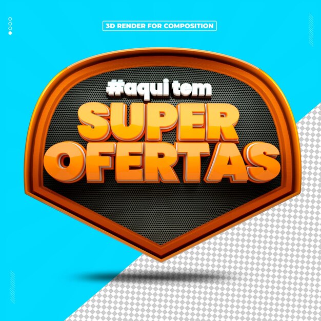 sello 3d prestados supermercado redes sociales ofertas