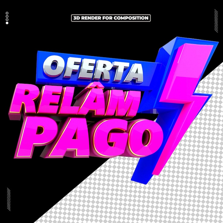 PSD sello 3d prestados supermercado redes sociales ofertas