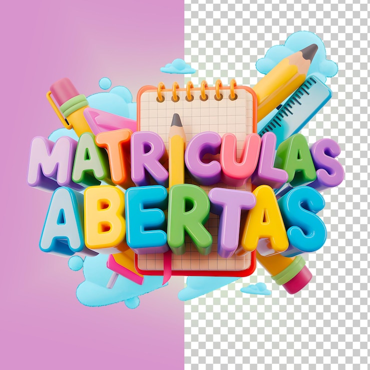 PSD sello de inscripción abierto 3d