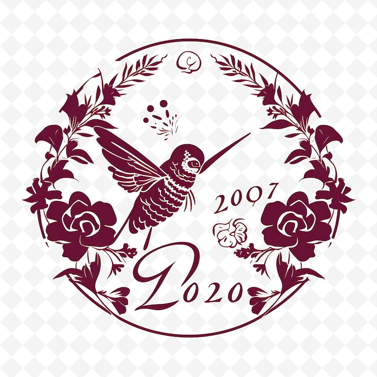 PSD sellos florales de acuarela premium de png diseños artísticos para proyectos creativos clipart y tatuaje