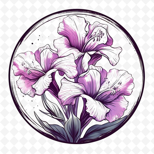 Sellos florales de acuarela premium de png diseños artísticos para proyectos creativos clipart y tatuaje