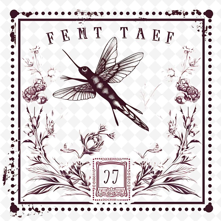 PSD sellos florales de acuarela premium de png diseños artísticos para proyectos creativos clipart y tatuaje
