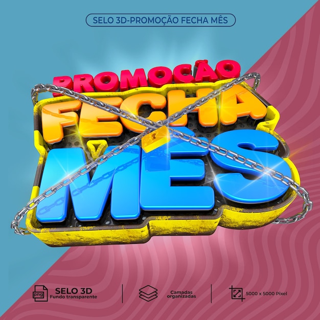 Selo 3D Promcao fecha mes para temas de liquidacao de ofertas
