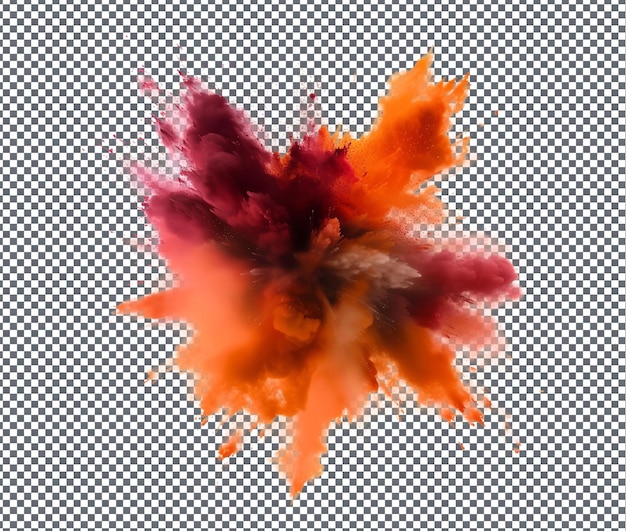 Seltsame Explosion Abstract isoliert auf transparentem Hintergrund