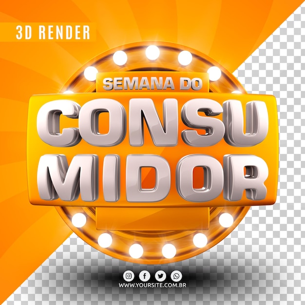 PSD semana do consumidor para empresas psd premium