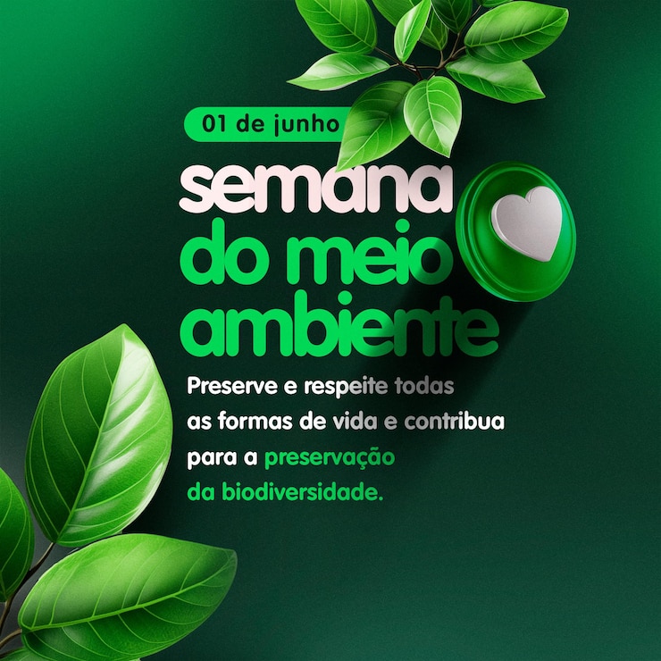 PSD semana del medio ambiente de las redes sociales 1 de junio