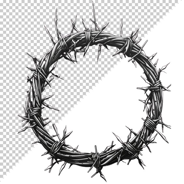 PSD semana santa: jesus cristo, sexta-feira santa e dia da páscoa, cruz, coroa de espinhos em fundo isolado.