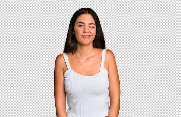 sembrare felice e amichevole sorridendo e ammiccando con un atteggiamento positivo