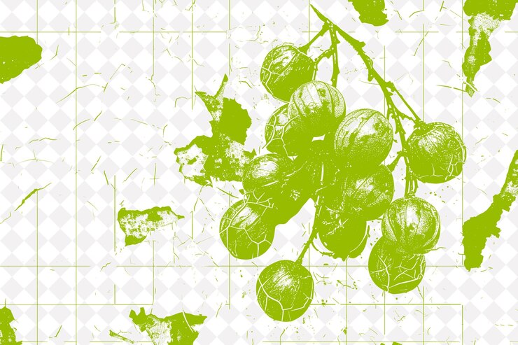 PSD semillas de loquat con restos de metal oxidado y bolsas de papel rotas sil diseños de fondo de textura creativa