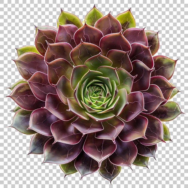 PSD sempervivum png con fondo transparente