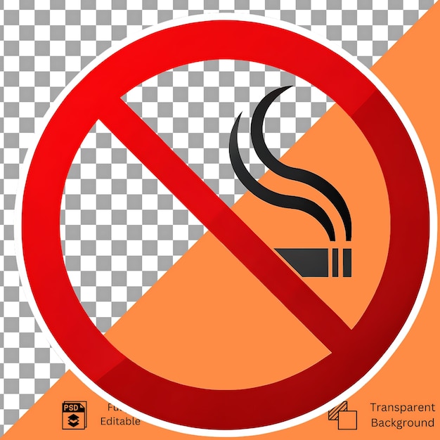 Señal de no fumar - prohibición de fumar en lugares públicos y interiores