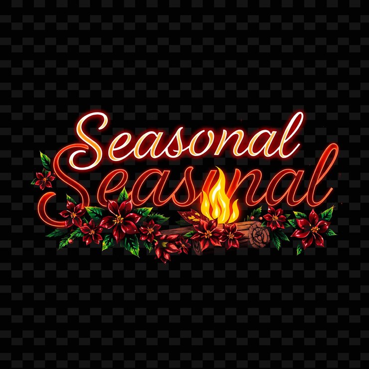 PSD una señal para la temporada la temporada está iluminada
