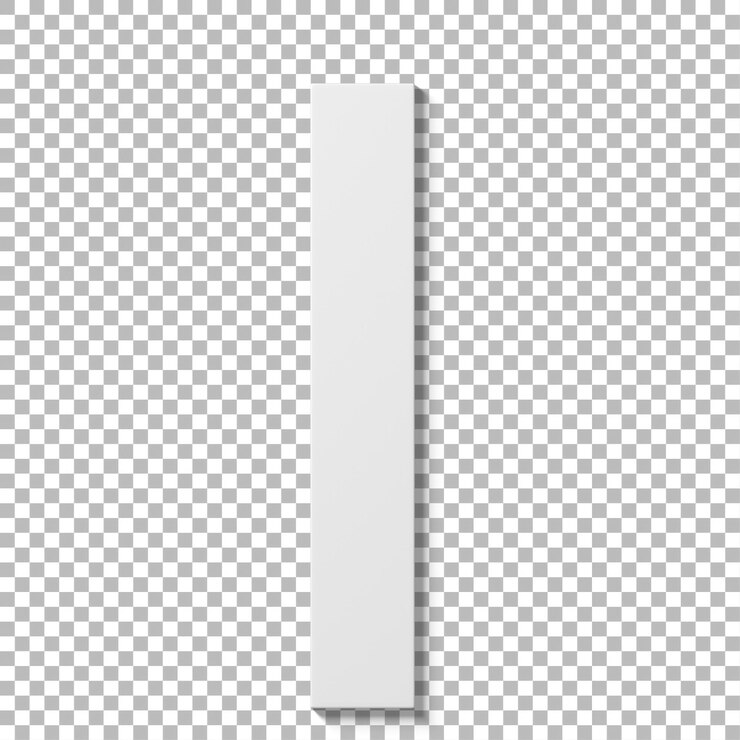 PSD un sencillo panel blanco vertical con un diseño limpio adecuado para varias aplicaciones