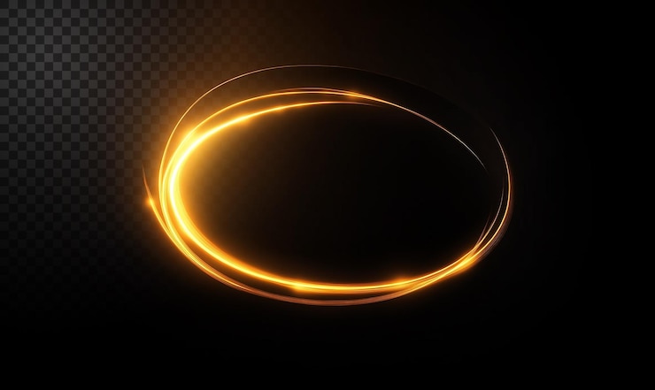 PSD des sentiers lumineux d'or