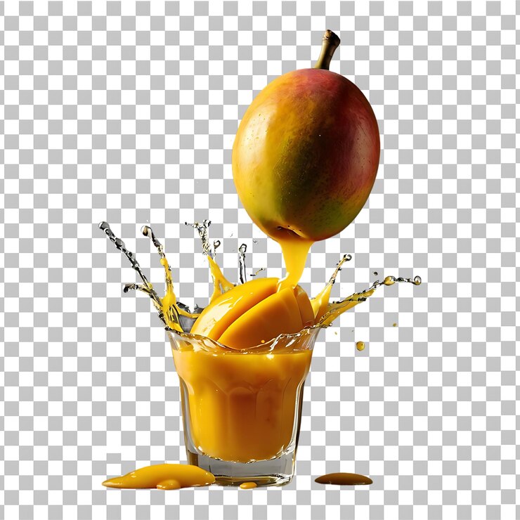 PSD separado de las salpicaduras de mango de primera calidad