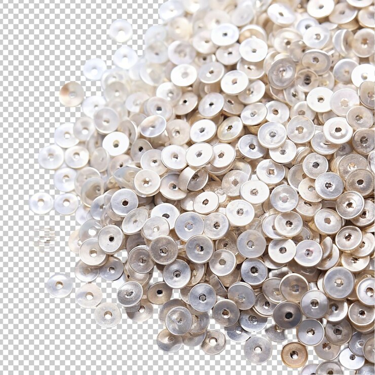 PSD sequin auf durchsichtigem hintergrund