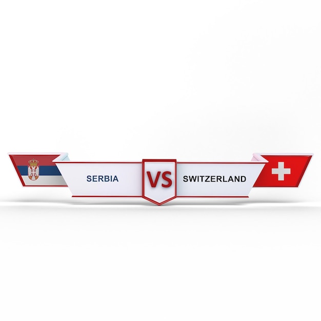 Serbien VS Schweiz WM-Spiel