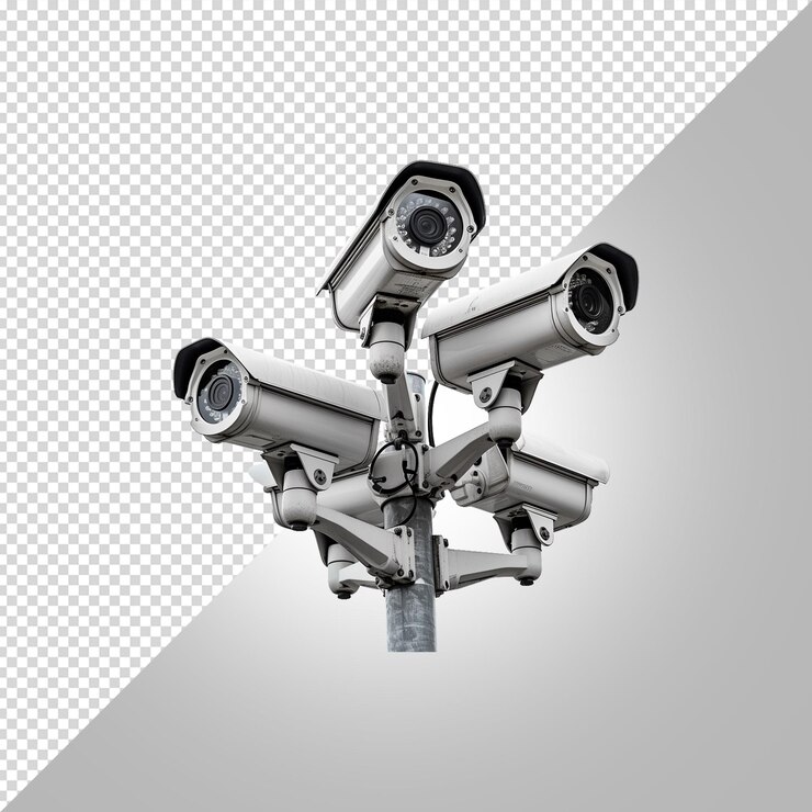PSD una serie de cámaras con un fondo blanco con una imagen de una cámara en él