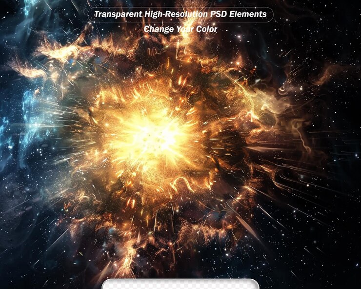 PSD serie de danza espacial abstracción artística compuesta por texturas nebulosas