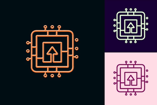 una serie de iconos coloridos con el número 4 en la parte inferior
