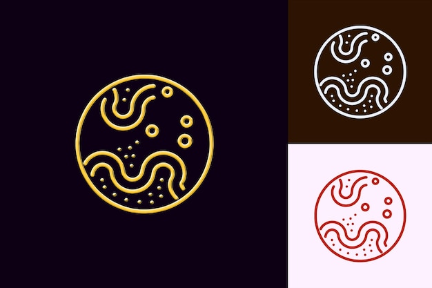 una serie de imágenes de un planeta con un círculo amarillo y las palabras la luna