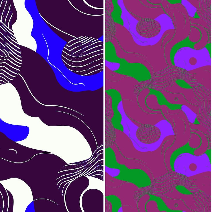 PSD serpent de mer avec silhouette de serpentine minimal graphique élégant d designes vectoriels de motifs naturels