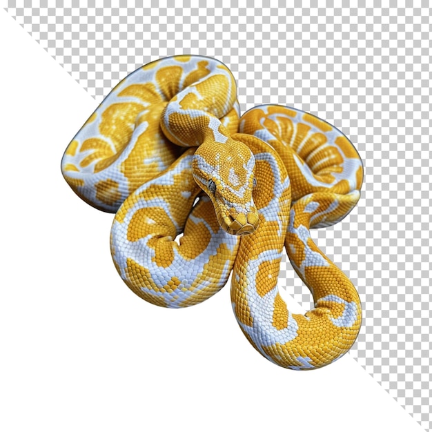 Des serpents isolés sur un fond transparent
