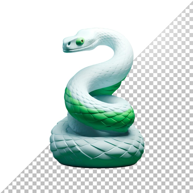 PSD serpiente en 3d