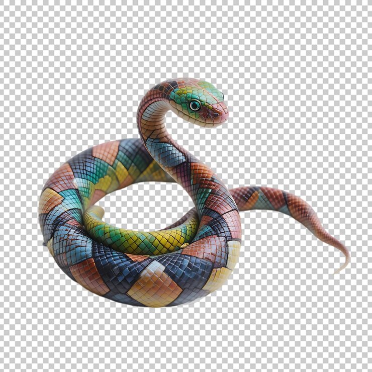 PSD serpiente de mosaico