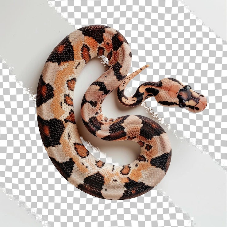 PSD una serpiente con un número 2 en él está en un fondo a cuadros
