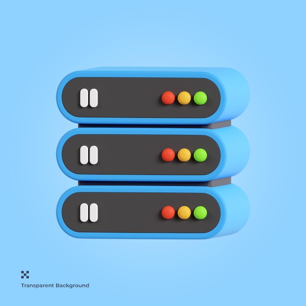 Server 3D Icon