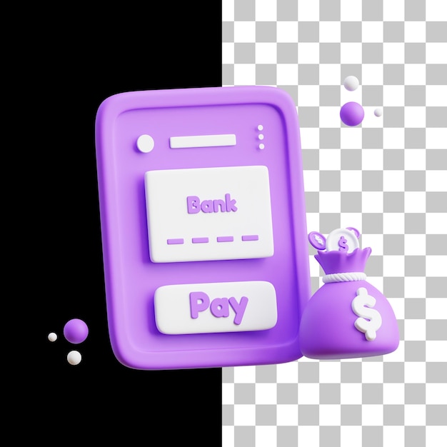 Services bancaires mobiles 3D