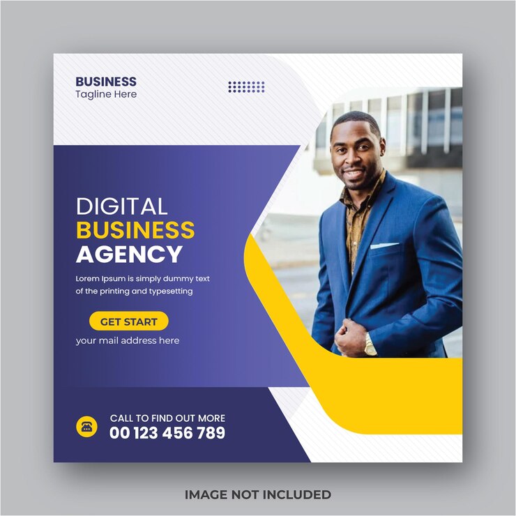 Servicio de agencia de marketing creativo promoción de negocios publicación en las redes sociales o banner web