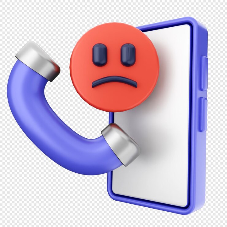 PSD servicio de centro de soporte de helpdesk 3d llamada de teléfono inteligente