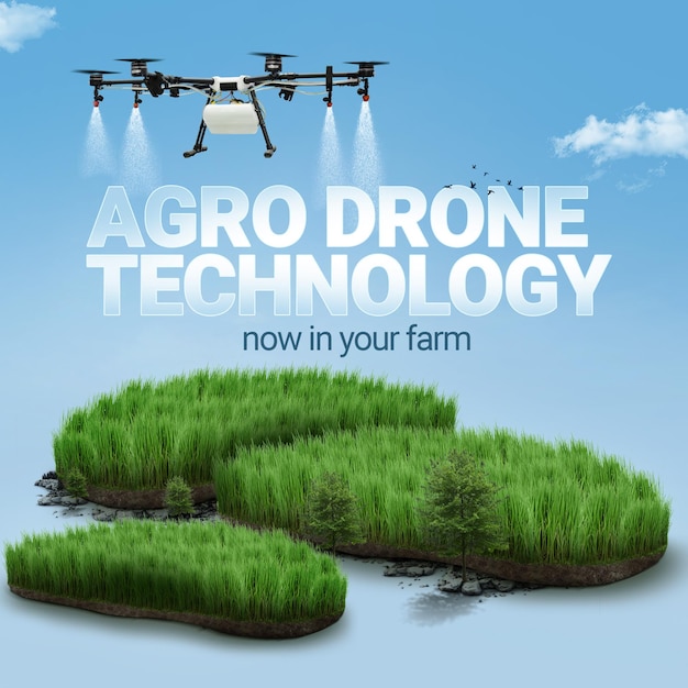 Servicio de drones en la agricultura