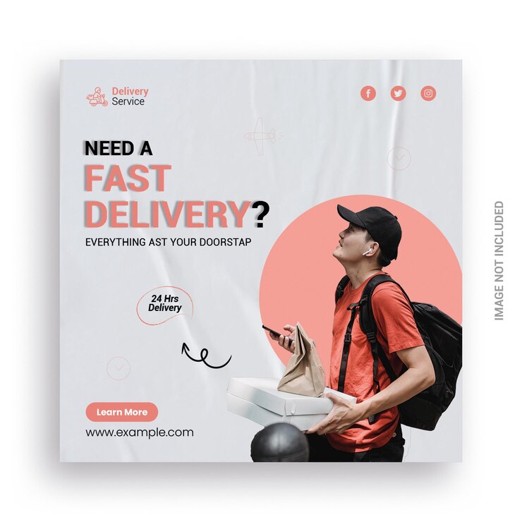 Servicio de entrega Diseño de redes sociales