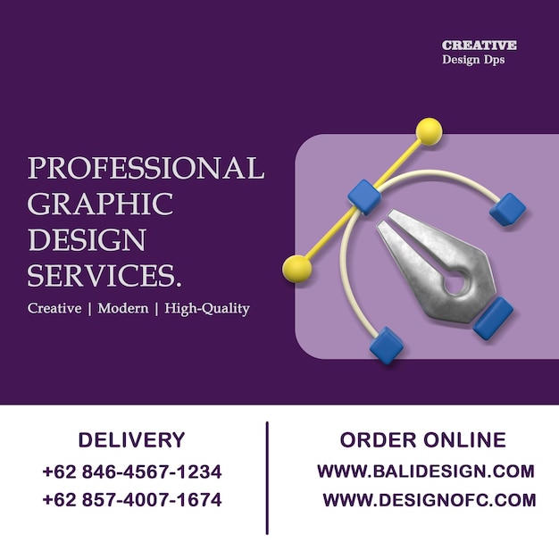 Servicios profesionales de diseño gráfico