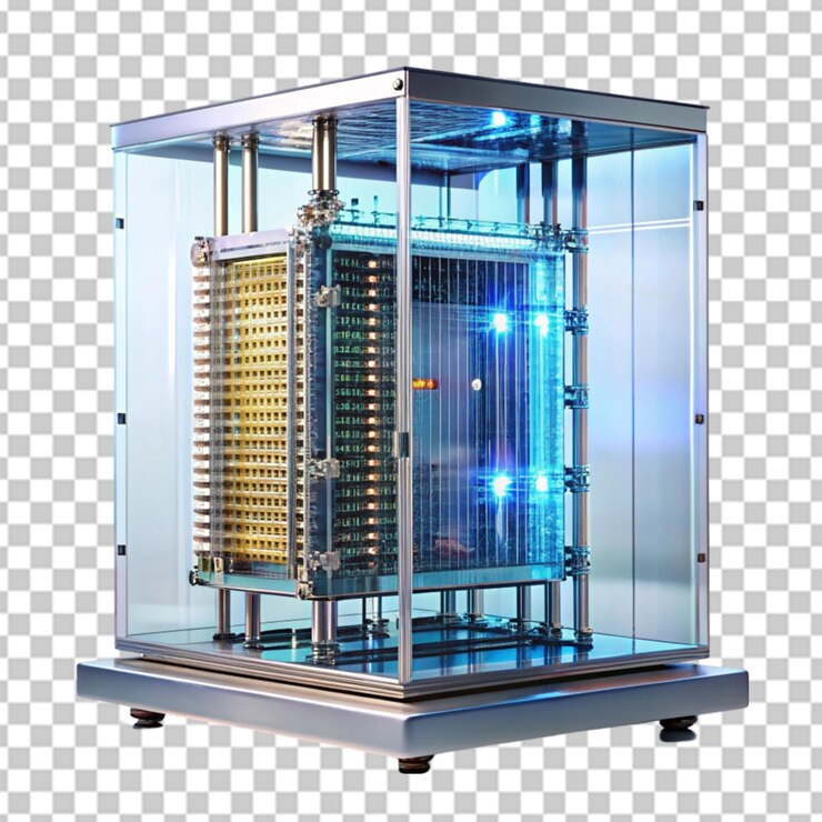 PSD servidor isométrico racks de servidores cajas de servidores aisladas sala de servidores de red tecnología de redes de computadoras ilustración vectorial