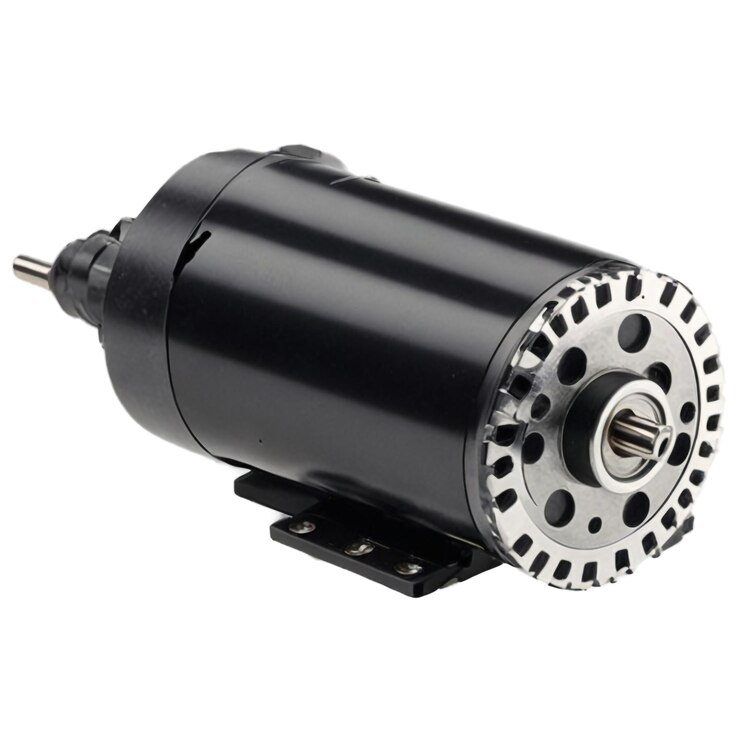 PSD servo-moteur avancé avec isolation complexe sur fond transparent