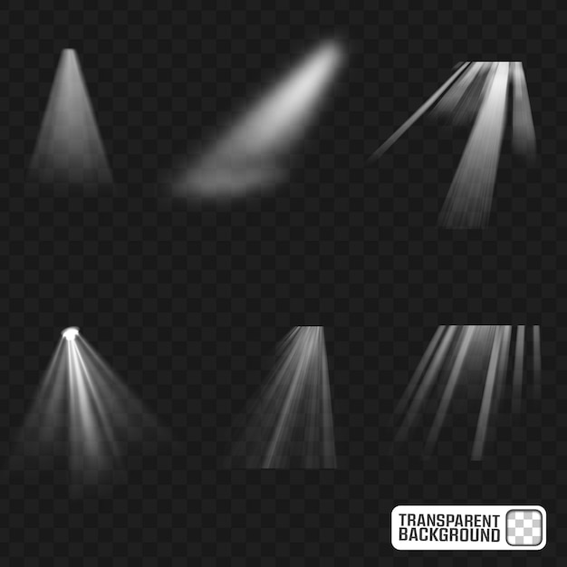 Set de efeitos de luz do palco