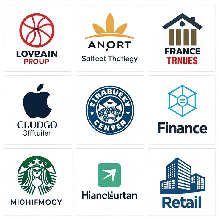 PSD set di chat app logo design icon chat dialogo e discussione illustrazione vettoriale eps10