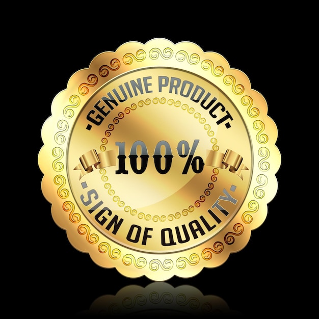 Set di distintivi d'oro