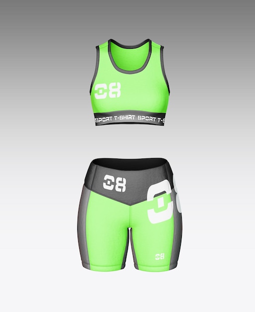 Set di yoga sportivo bianco e rosa