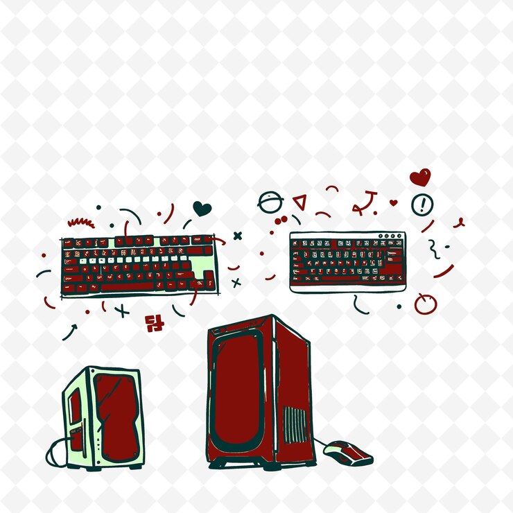 PSD set ilustrasi vektor bergaris tebal dan tegas pada latar belakang putih stark png itemu digambar tangan kreatif