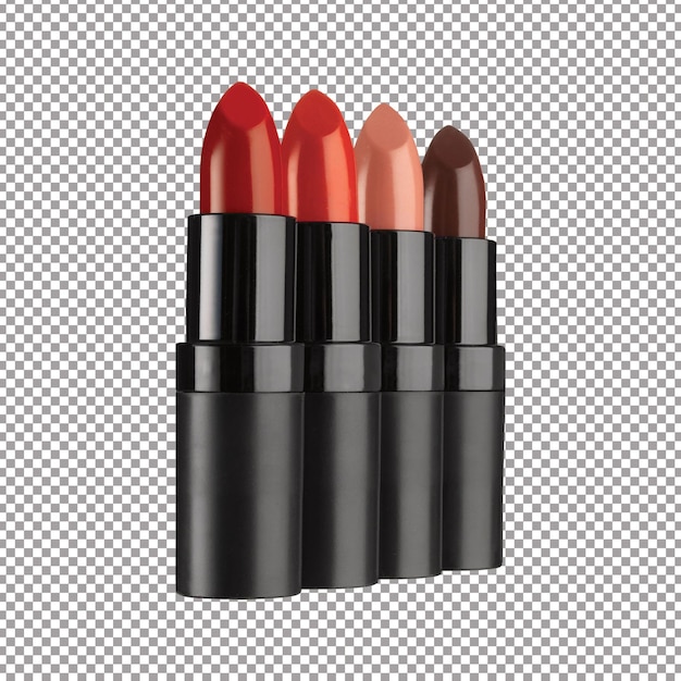 Set of red lipsticks