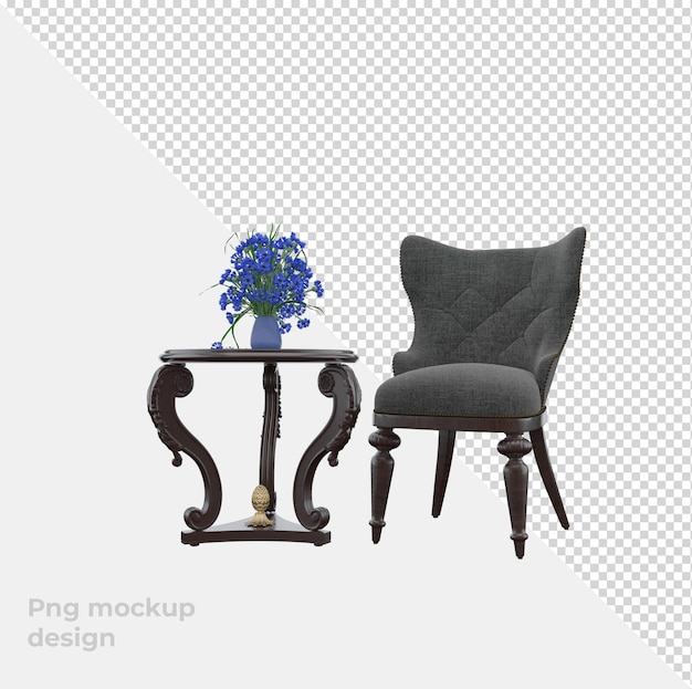 Set Sofa 3d Rendering Dekoration und Innenarchitektur