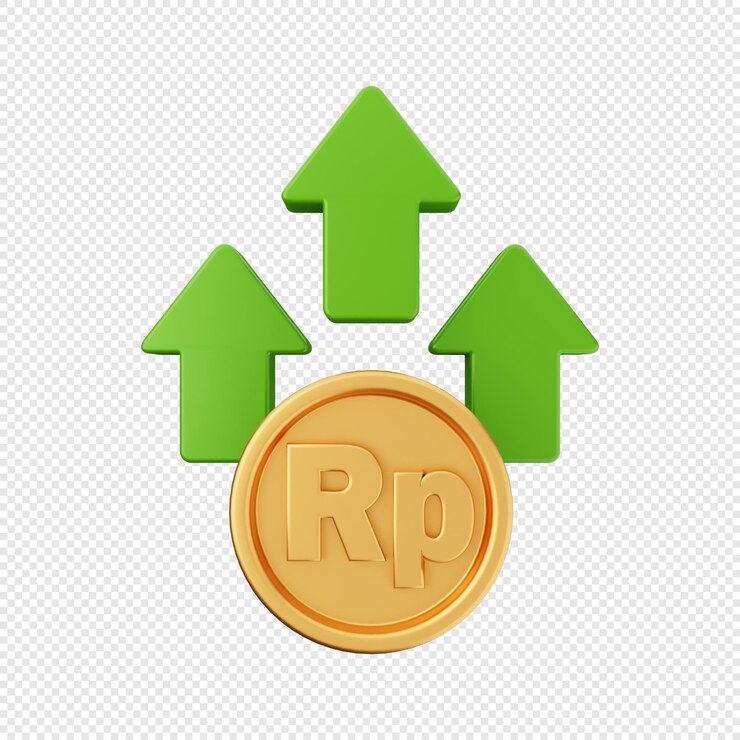 PSD seta 3d aumenta e diminui a ilustração do ícone