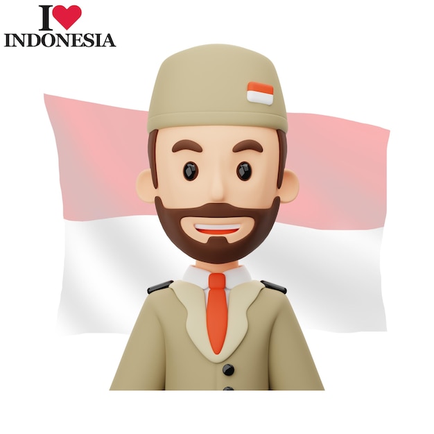 PSD sets d'icônes indonésiens
